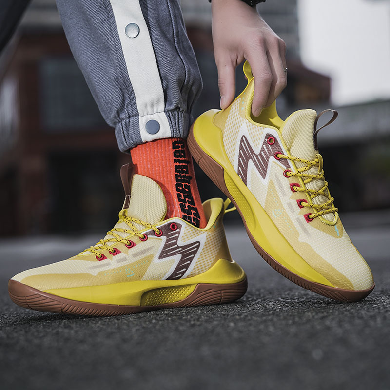Fashion Pink Men's Basketball Sneakers Professional Non-slip Men Trainers High Quality Outdoor Sports Basketball Shoes For Women