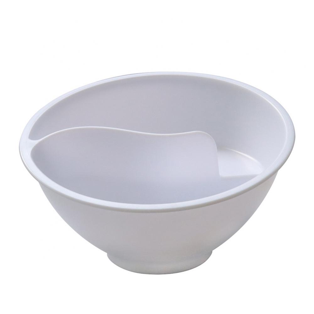 And Wet Separated Oatmeal Bowl Spiral Slide Partitioned Cereal Bowl Lazy Snack Bowl BPA-free Breakfast Plates Tray Tableware