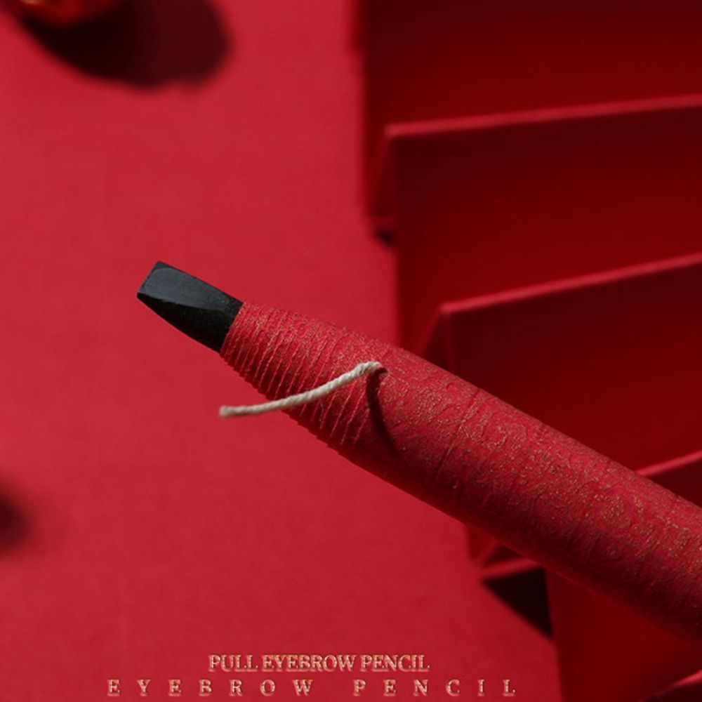 Easy To 6pcs Cosmetics Wear Long Lasting Smudge Eyebrows Pen Eyebrow Enhancers Eye Makeup Wooden Eyebrow Pencil smile