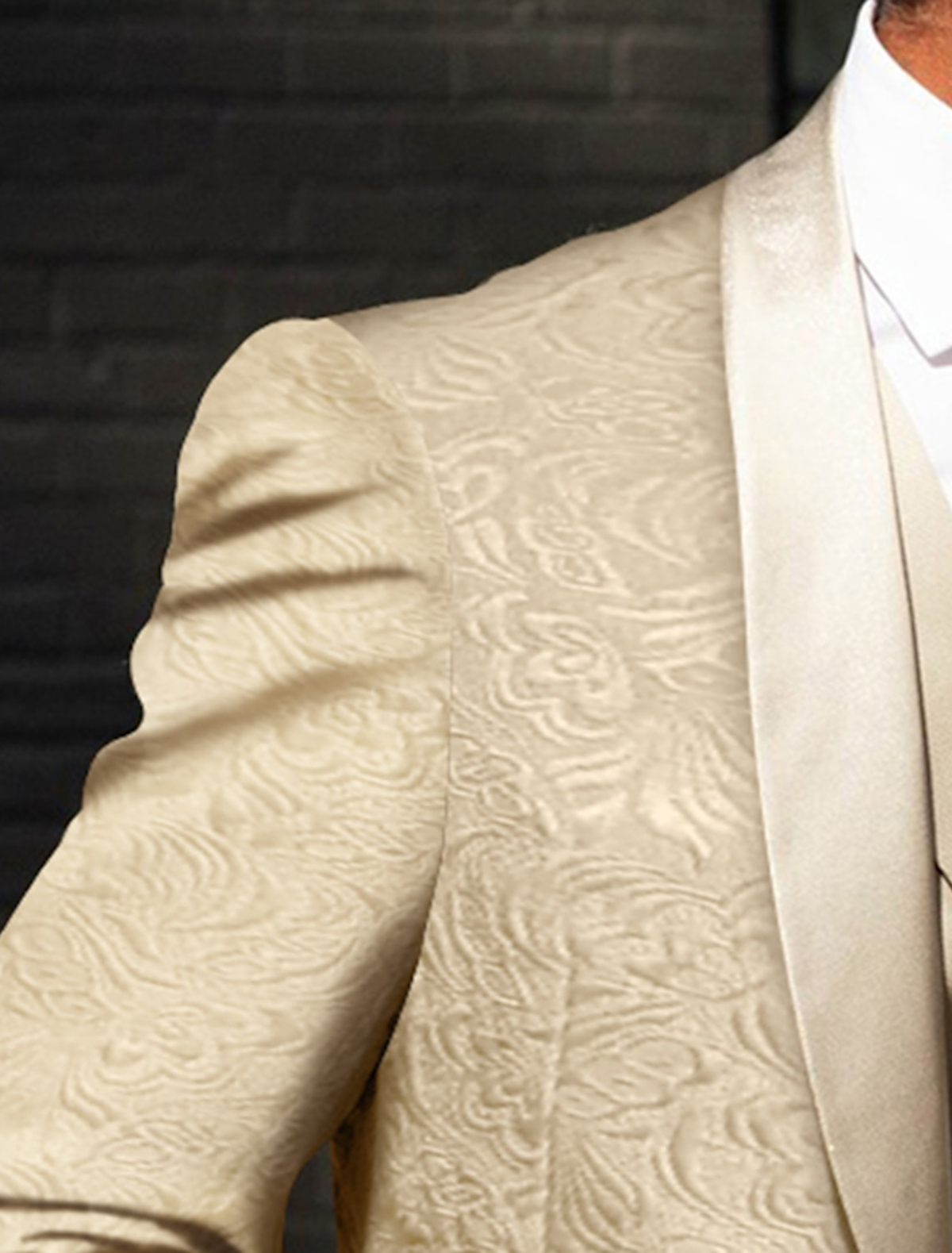 Elegant Men's Tuxedos Blazer Wedding Shawl Lapel Single Breasted Ceremony Formal Groom Wear Party Birthday Pants Suits Vest 3 Pieces Set Custom M