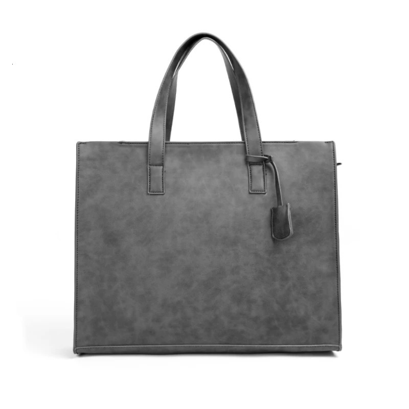 Retro womens laptop bag womens handbag mens shoulder bag womens leather handbag 241112