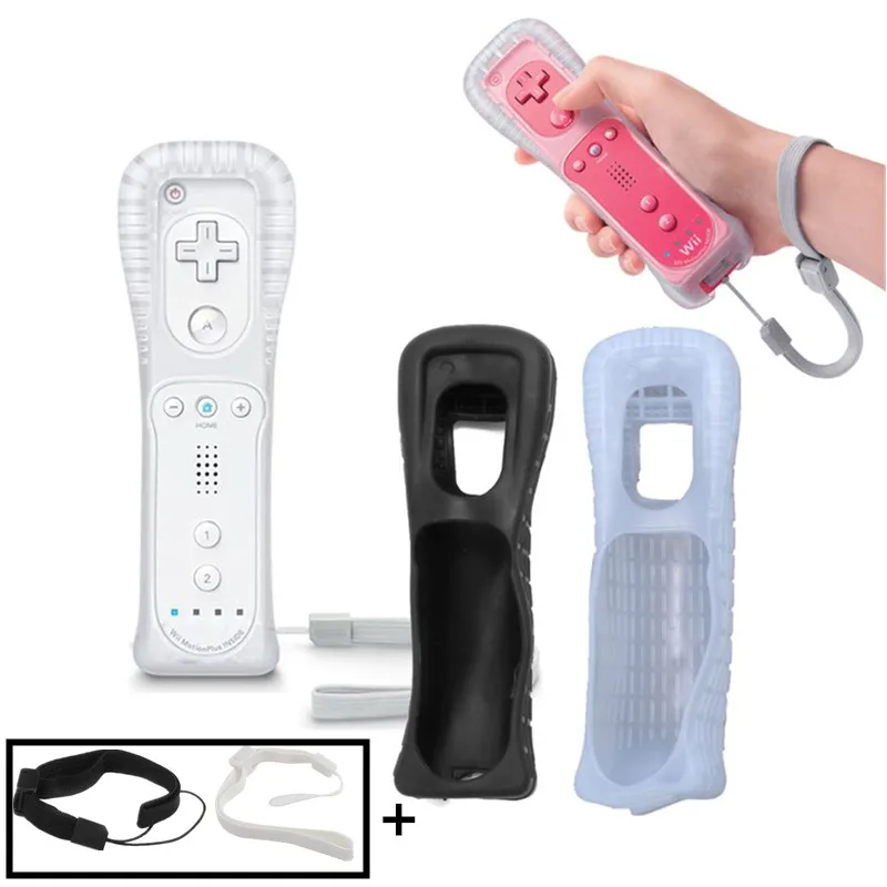 Soft Silicone Anti-slip Case Game Cover Case Protective Sleeve For Nintend Wii Remote Right Hand Controller with Wrist tether smile