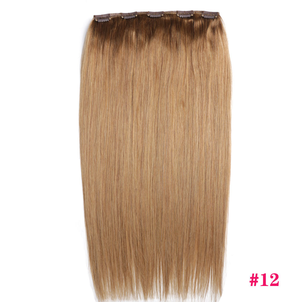 Chocola Brazilian Remy Clip in Human Hair Extensions 1pcs set No Lace Small set 70g 80g