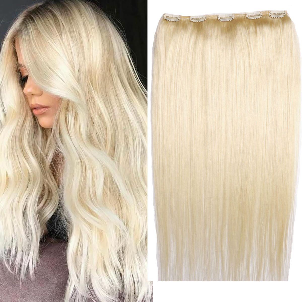 Chocola Brazilian Remy Clip in Human Hair Extensions 1pcs set No Lace Small set 70g 80g