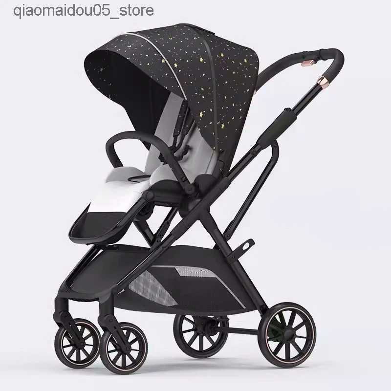 Strollers# The newly arrived panoramic portable baby stroller in 2024 is ergonomically designed with a seat subwoofer suitable for newborns to lie on 