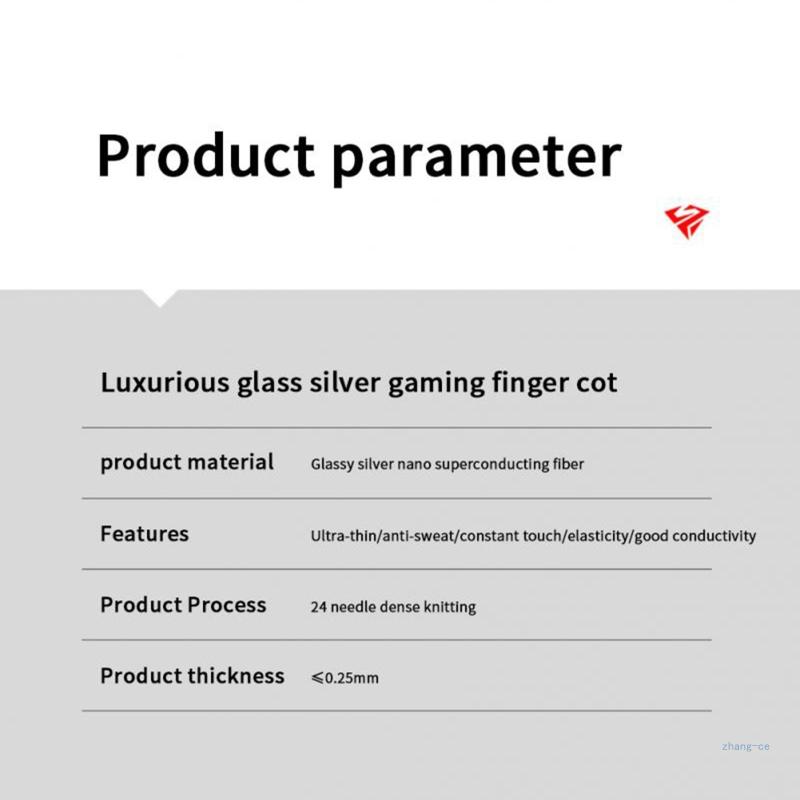 M5TD Sweatproof Finger Sleeve Breathable for Mobile Games, Finger Cover Game Controller Gaming Thumb Gloves