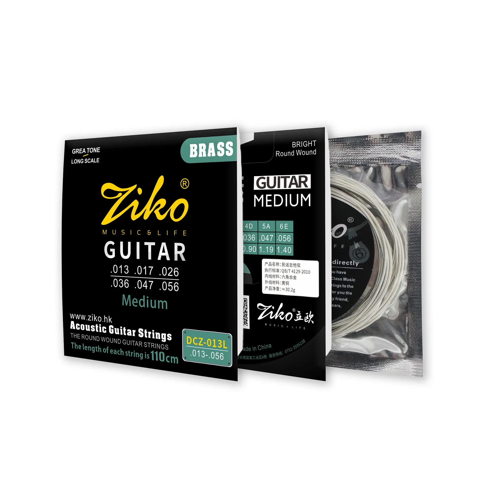 Guitar String Acoustic ZIKO Brass ddmysmile Dcz-013L Professional High Quality String Fingerstyle Players String Folk Guitar Accessories Smile