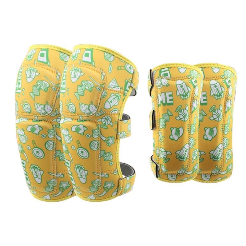 Elbow and Pads Kids Knee for Boy Girl Skating Skiing Skateboarding Scooter smile