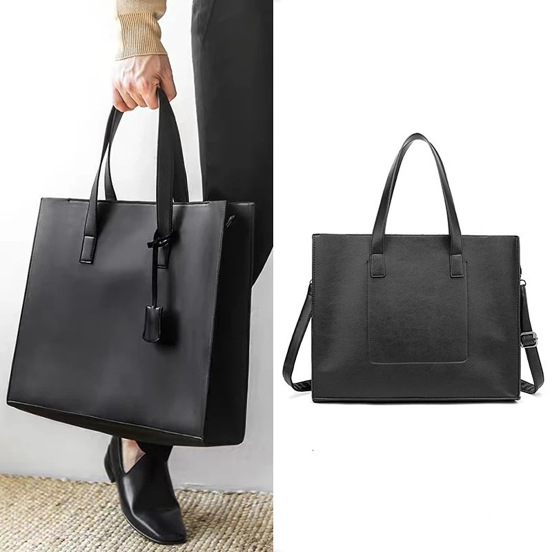 Retro womens laptop bag womens handbag mens shoulder bag womens leather handbag 241112