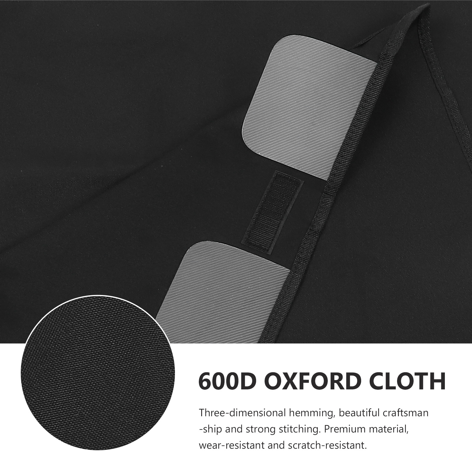 Dogs Door Protector Pet Car Cover Panel Barrier Black 600d Oxford Cloth Scratch