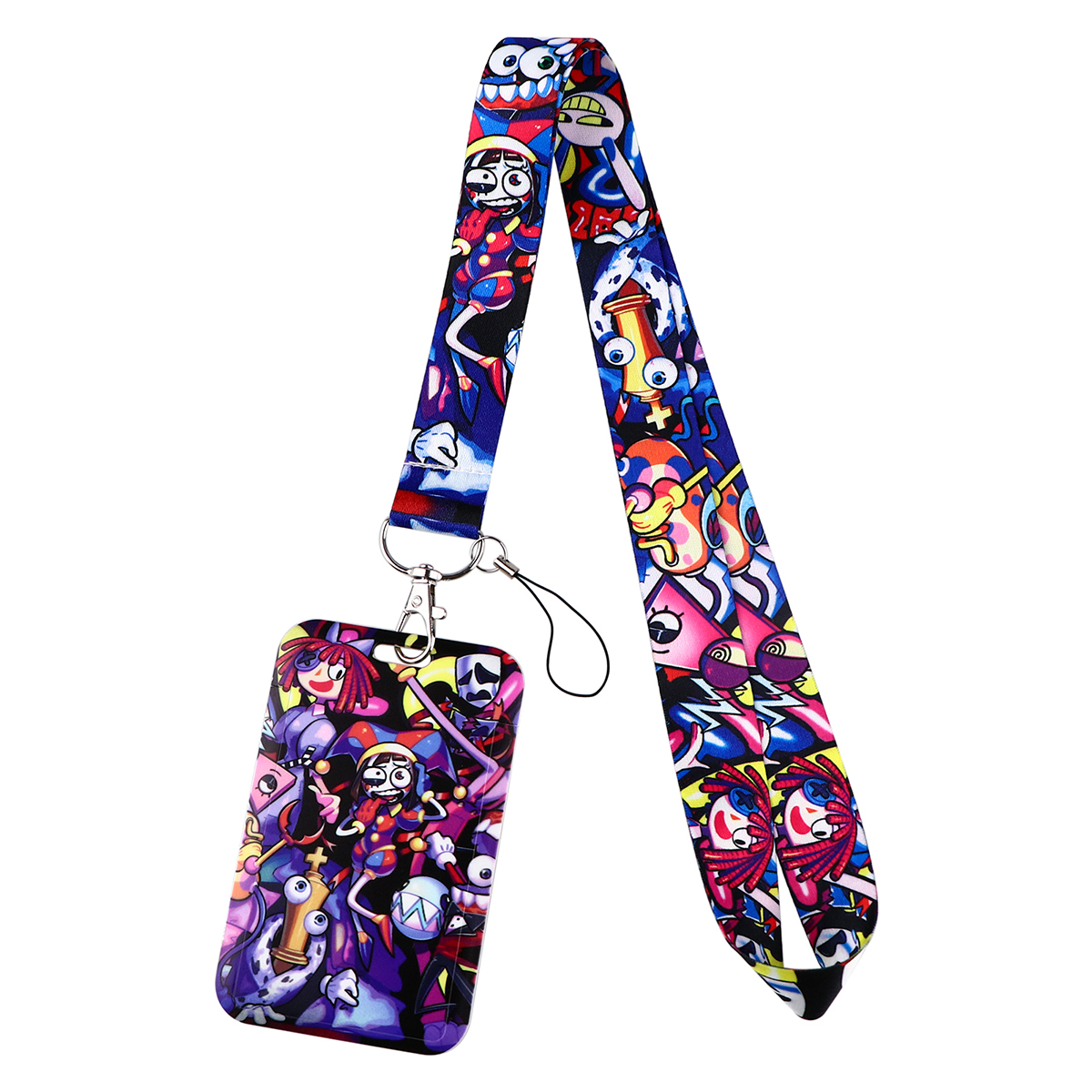Amazing Digital Circus Neck Strap Lanyard for Key ID Card Gym Cell Phone Straps USB Badge Holder DIY Hang Rope Lariat Lanyard