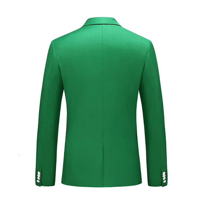 Bright Green mens jacket fashionable slim fit jacket wedding party dress jacket suitable for all seasons in Asia size M-5XL 6XL 241111