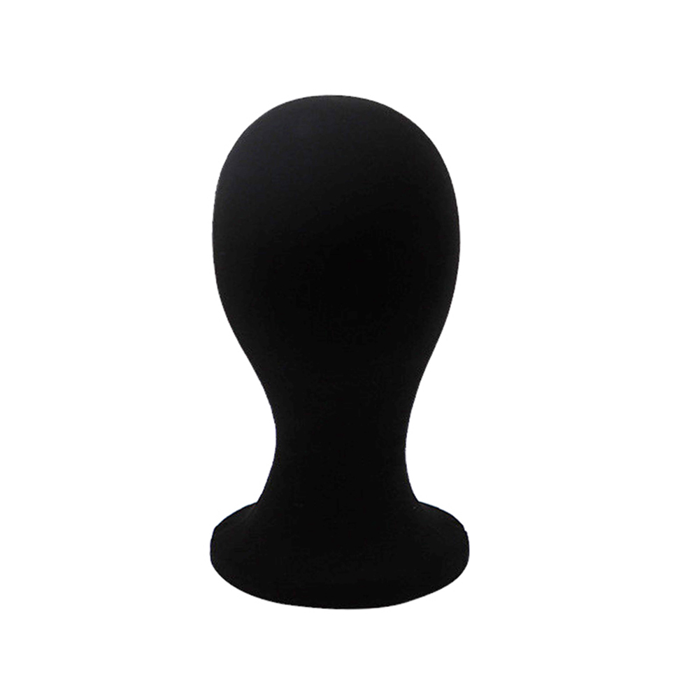 EPS Flocking Lady Mannequin Head Model Wigs Glasses Hat Display Holder Stand Professional Training Foam Mannequin Head