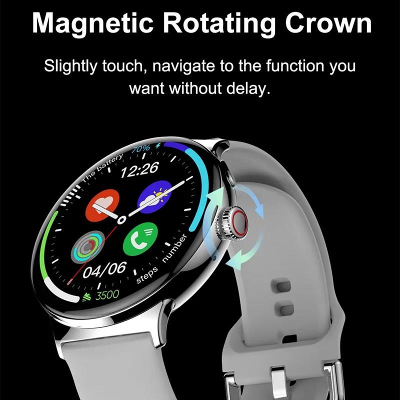 1.43" La99 Smart Watch AMOLED Screen Bluetooth Call AI Voice Heart Rate Health Monitor ddmysmile Tracker Men Women Smartwatch Smile 1.43"