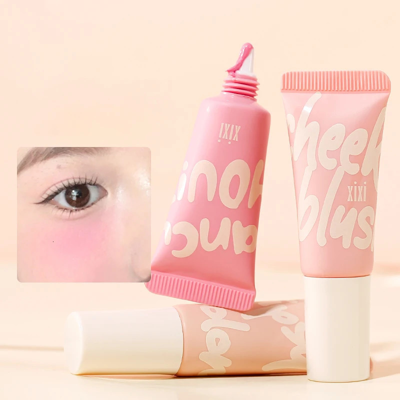 Liquid Blush Cream Eyeshadow Smooth Velvet Matte Pink Blusher Natural Easy To Smudge Cheek Tint Face Contour Brightens Makeup 241112