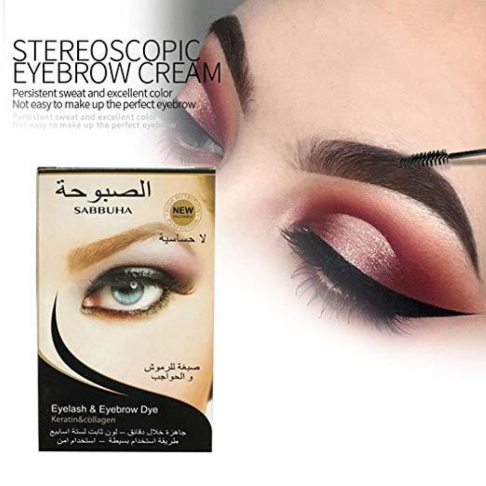 15-Minute Fast Tint Easy Dye Professional Series Eyelash Eyebrow Dye Tint Gel Eyelash Brown Black Color Tint Cream Kit