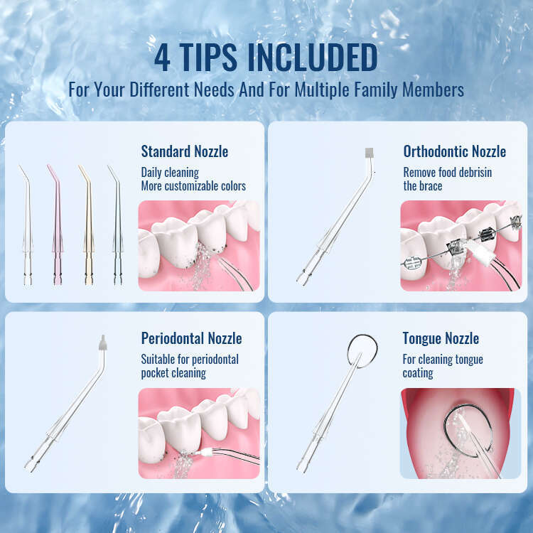 shanshi Portable Water sser Pick Oral Irriga System Ultrasonic Electric Tooth Cleaner Dental Irrigator