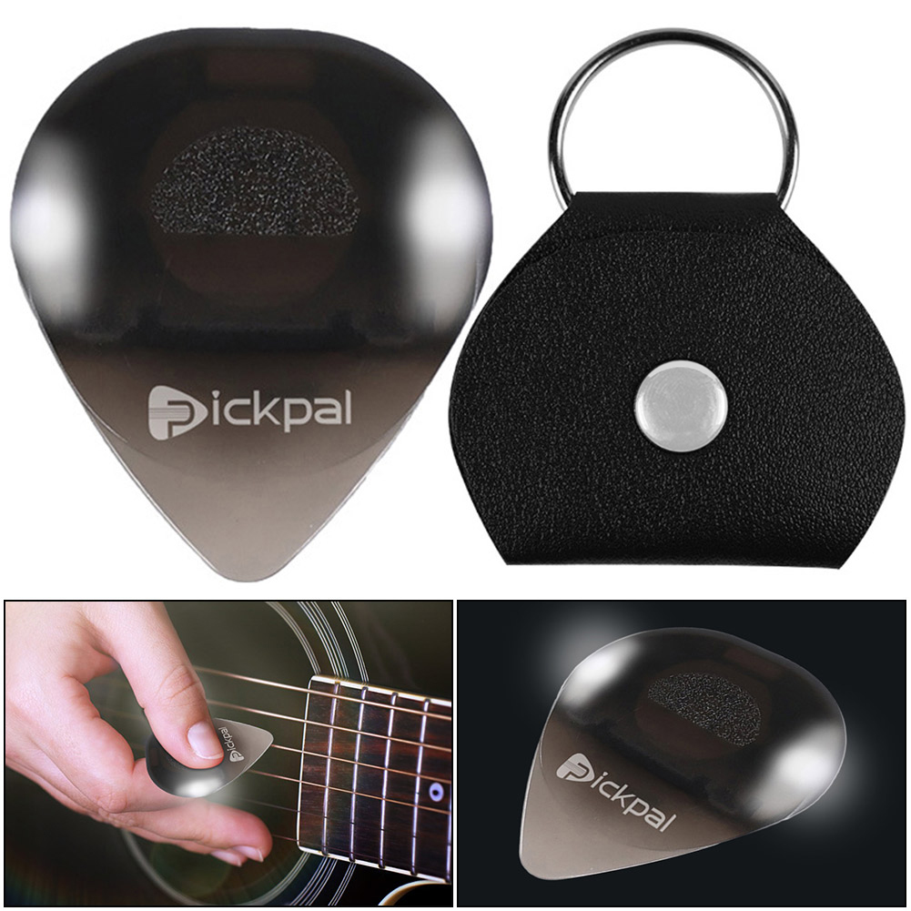 With Stringed Instrument ddmysmile Plectrum High-Sensitivity LED Light Musical Instrument Glowing Plectrum For Bass Electric Guitarists Smile