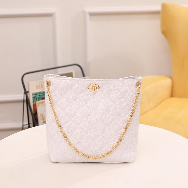 2025 NEW Drawstring Foreign Trade Fashion Lock Handbag Fresh Sweet Women's Bag Tote Shoulder Crossbody zhanyishengli