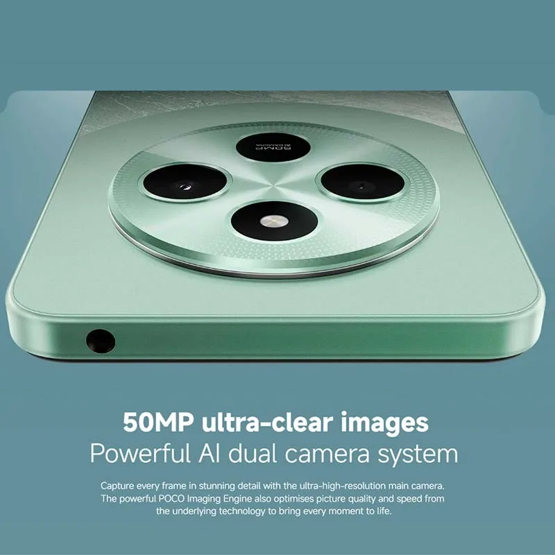 Global Version Xiaomi Poco C75 128GB/256GB Triple Camera 6.88 "Octa Core Helio G81-Ultra 21 days Stand by 42 hrs Voice calls