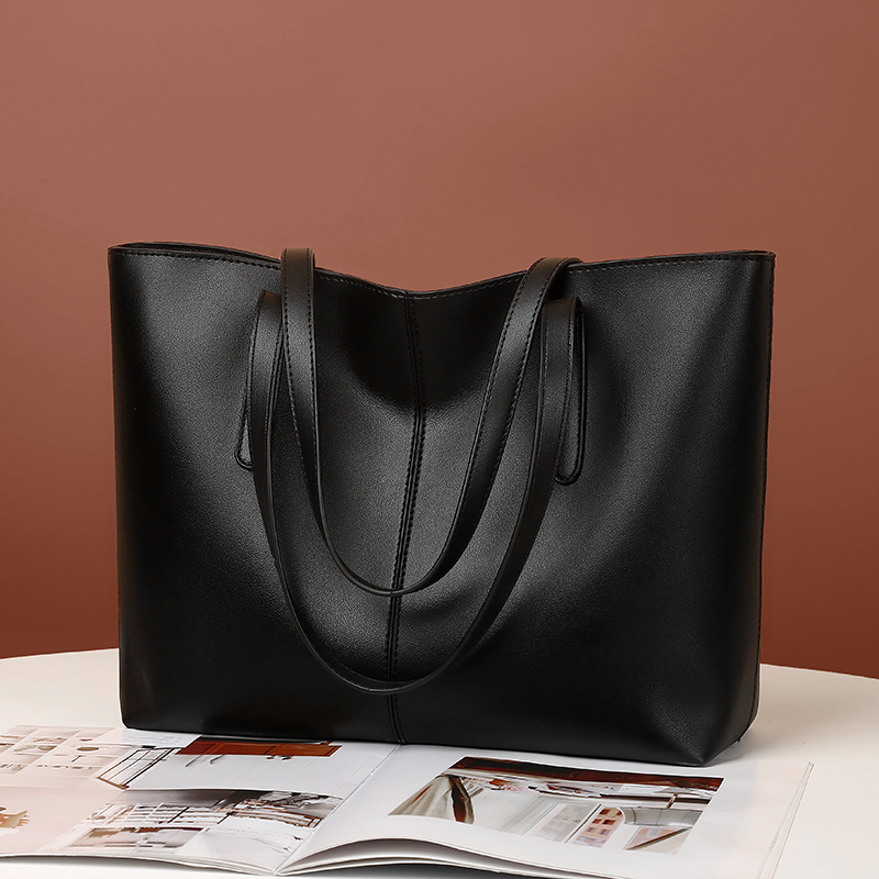 New 2024 Large Women's Bag Large Capacity Shoulder Bags High Quality PU Leather Shoulder Bags Ladies Wild Bags Sac a Main Femme