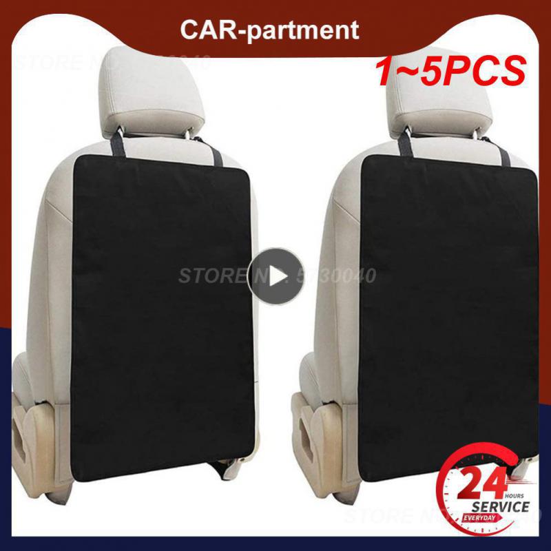 Back Protective 1~5PCS Seat Car Pad Anti Kick Waterproof Anti Stepped Dirty Clean Mat Auto Seat Back Cover Interior Car smile