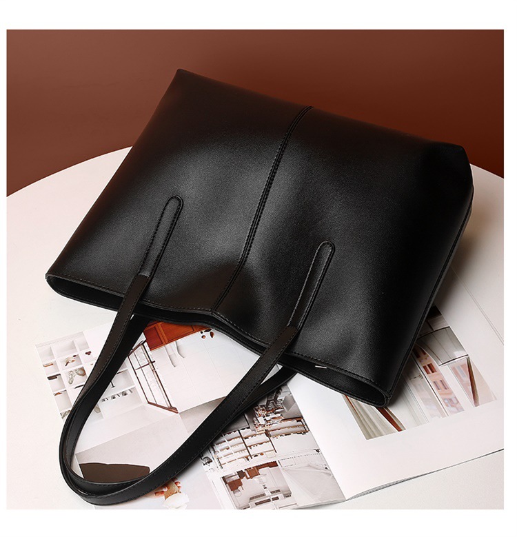 New 2024 Large Women's Bag Large Capacity Shoulder Bags High Quality PU Leather Shoulder Bags Ladies Wild Bags Sac a Main Femme