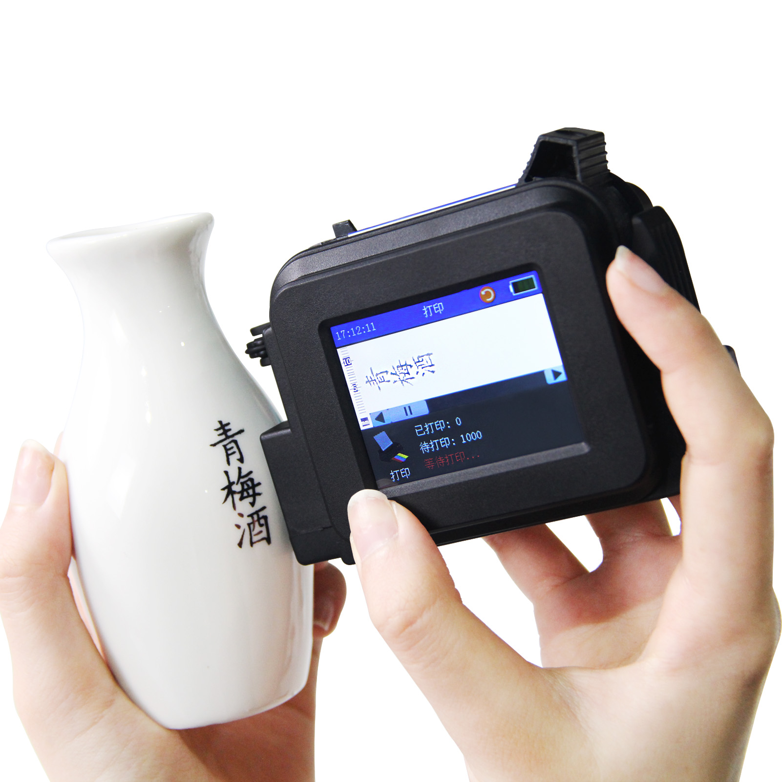 2025 Label 12.7mm Printer Handheld Inkjet Printer QR Bar Batch Code Date Number Expiry Date Coding hine Portable