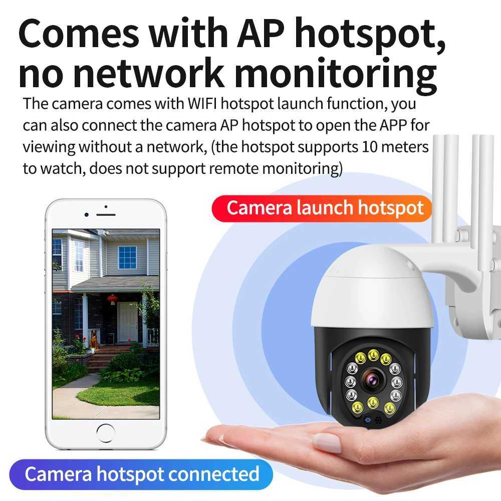 IP Cameras YCC365 Plus 1080P Wireless Outdoor Security IP Camera Two Ways Audio Waterproof Smart Home Video Surveillance WIFI Cameras 240413