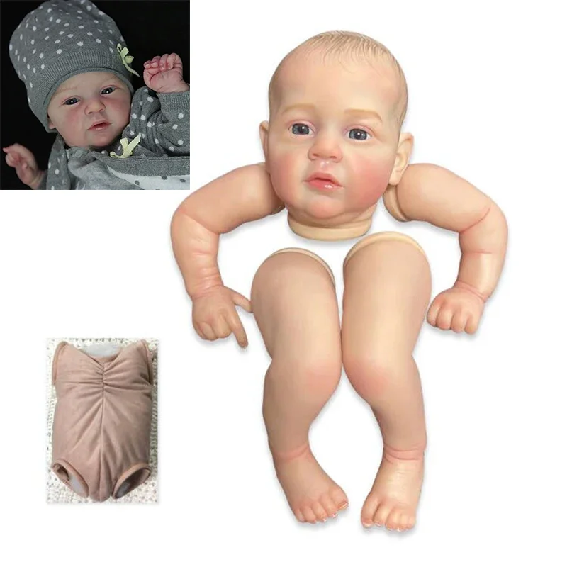 20inch Finished Reborn Maryann Doll Size Already Painted Kits Very Lifelike Baby with Many Details Veins Drop Shipping
