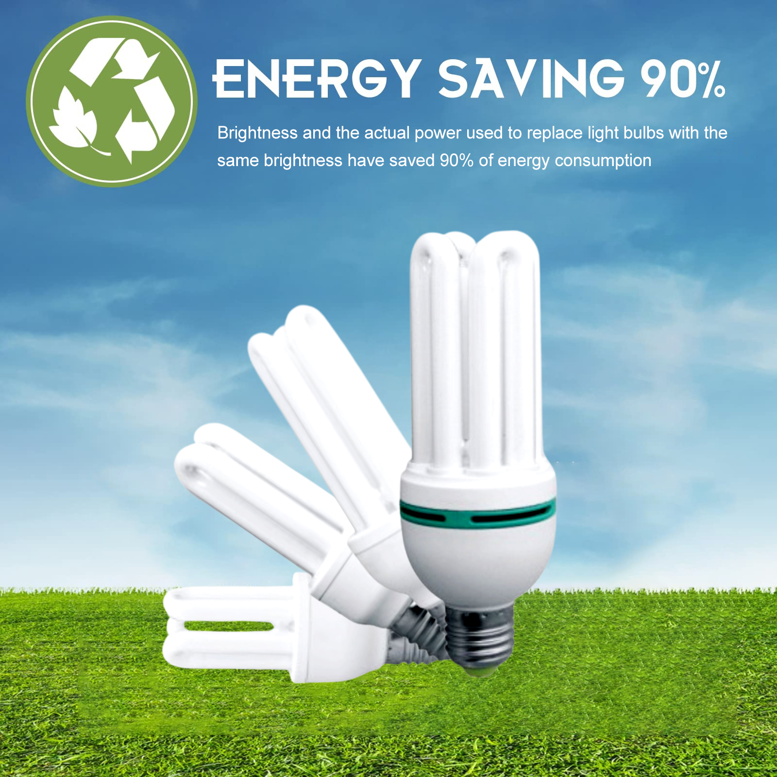 Energy-Efficient Light Bulbs for Home and Office Use - Various Sizes Available AC110-130V/AC220-240V 50/60Hz customizable