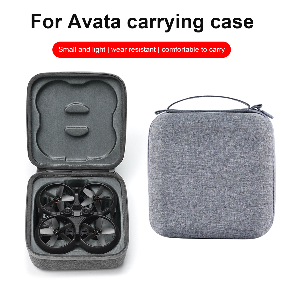 Carrying Case Handheld Protective Case Travel Portable Drone Travel Pouch Shockproof Drone Accessories for DJI Avata Goggles 2 smile