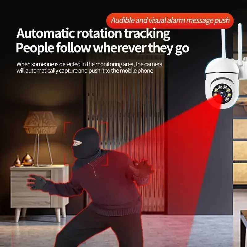 IP Cameras 5G WiFi Surveillance Cameras IP Camera HD 1080P IR Full Color Night Vision Security Protection Motion CCTV Outdoor Camera 24413