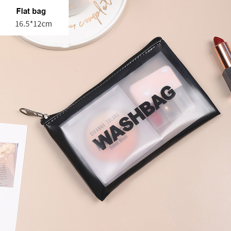 Storage 1/2PCS Female Waterproof Make up Cases Bag Fashion Outdoor Girl Makeup Bag Women Cosmetic Bag Women Toiletries Organizer smile
