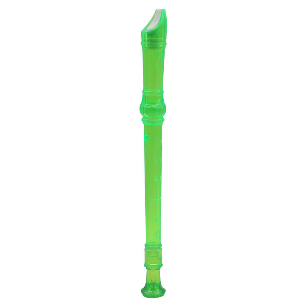 ABS Transparent Hole 8 Ddmysmile Soprano Descant Recorder ddmysmile Flute Music Playing Wind Instruments (Green) Smile ()