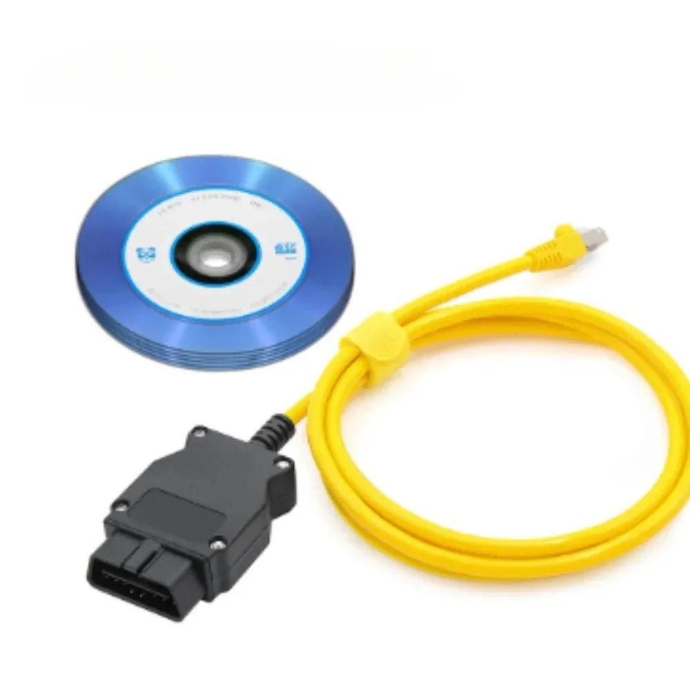 E-Sys ENET For F-Series ddmysmile Ethernet To OBD V50.3 ESYS ENET Data Cable ICOM Coding F-Serie Diagnostic Cable Data OBDII Coding Smile