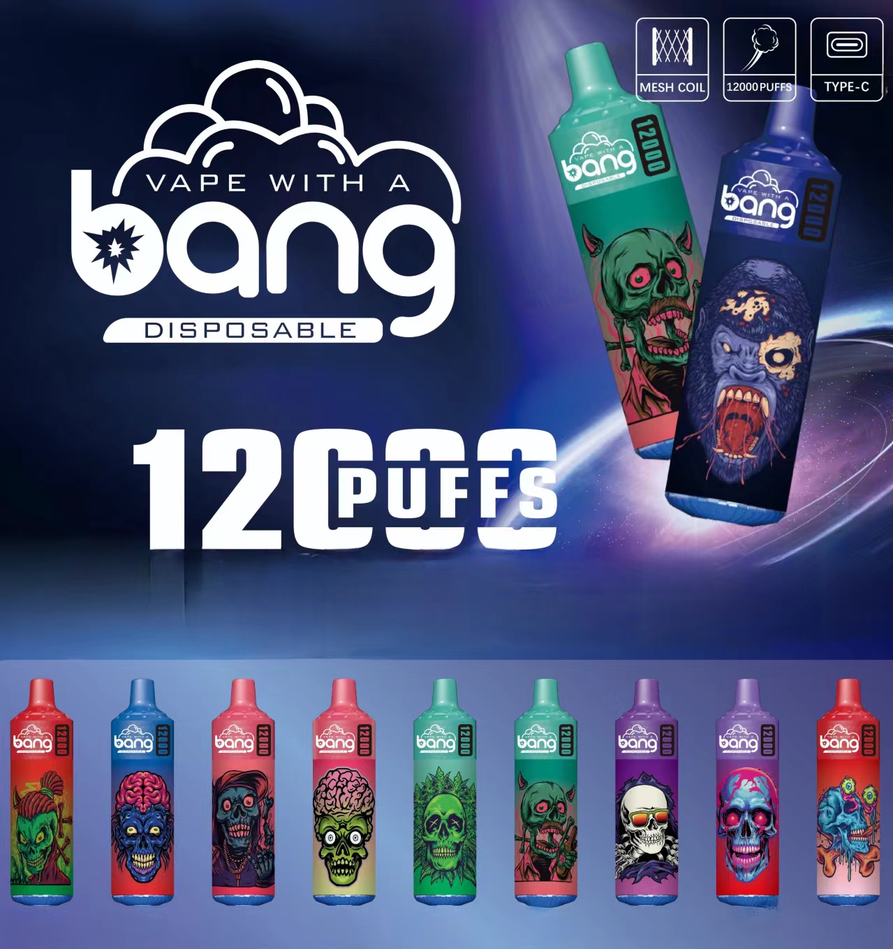 bang box 12000 puffs Disposable E cigarettes vape Pod Device 650mAh Battery 23ml Prefilled Cartridge Stick Vs puff 12000 12k 9000 9k 15000 15k elf box 12000 razz bar
