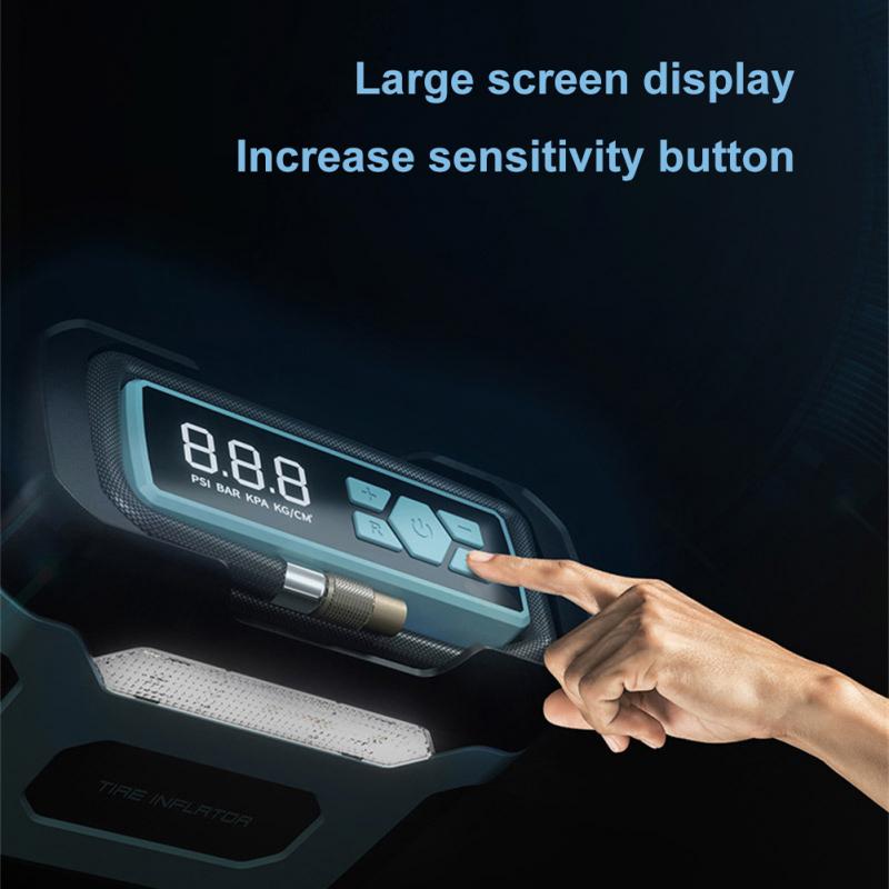 Intelligent Air Digital Pump Display Universal Mini Practical Portable Car Accessories Car ddmysmile Air Pump Dual-Cylinder 12V Smile