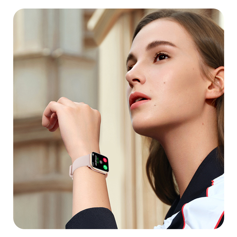 Smart Amoled Large Watch Screen 1.75inch Bluetooth Call Waterproof IP68 Voice Assistant Custom Dials Women Man Smartwatch 2024 smile