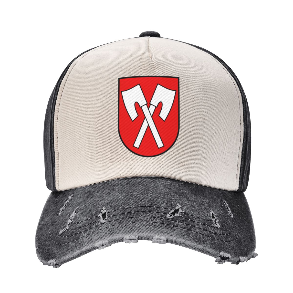 Coat of of Biel/Bienne, Arms Switzerland Baseball Cap Hood Mountaineering tea Hat Anime Elegant Women's Hats Men's smile Biel/Bienne, Biel/B