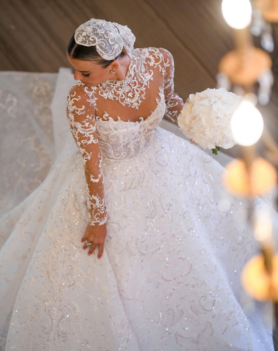 Elegant Sweetheart Wedding Dress Off the Shoulder Lace Appliques Backless Tulle Bridal Gown Button Vestidos De Novia 01