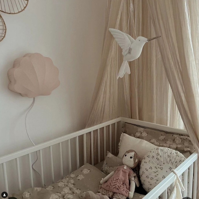 Creative wall hanging Hummingbird Swan Plush Stuffed Doll fabric family bedroom Nursery room decor hanging ornaments baby pillow