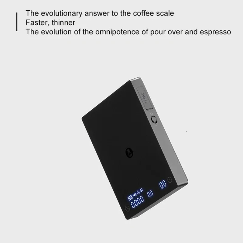 Timemore Scale Black Mirror Mini Pour on Espresso Scale with Brewing Flow and Thermal Insulation Pad Electronic Coffee Scale 241113