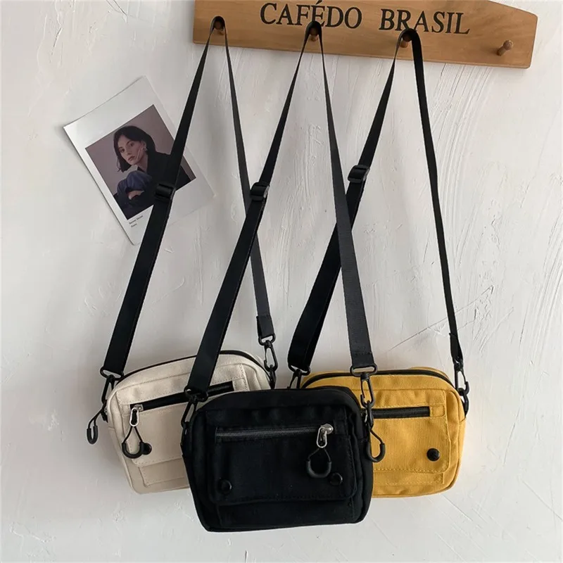 Bags for Women 2024 Women Pure Color Casual Tote Outdoor Bag Canvas Handbag Zipper Shoulder Bag Luxury Bag Bolsas Femininas