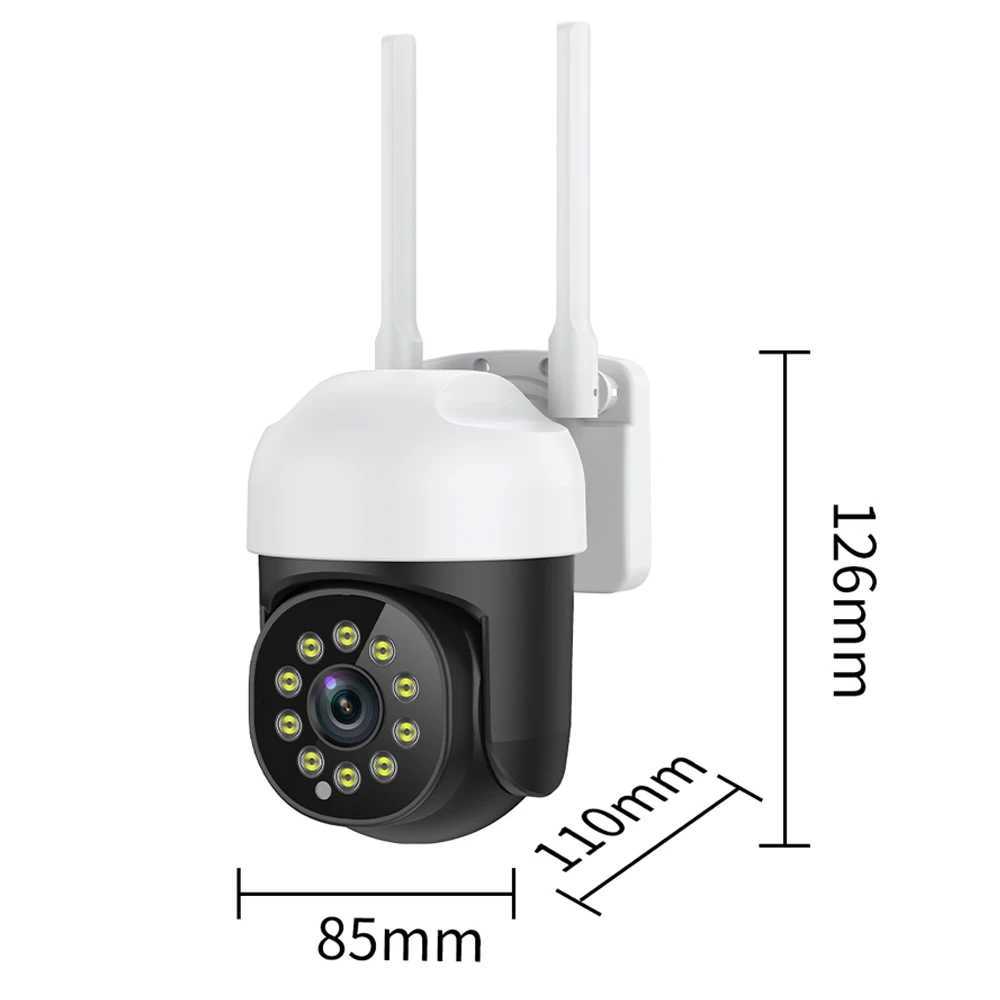 IP Cameras Smart Life Mini PTZ Camera 5MP Color Night Vision Home Surveillance CCTV IP Camera Tuya App 240413