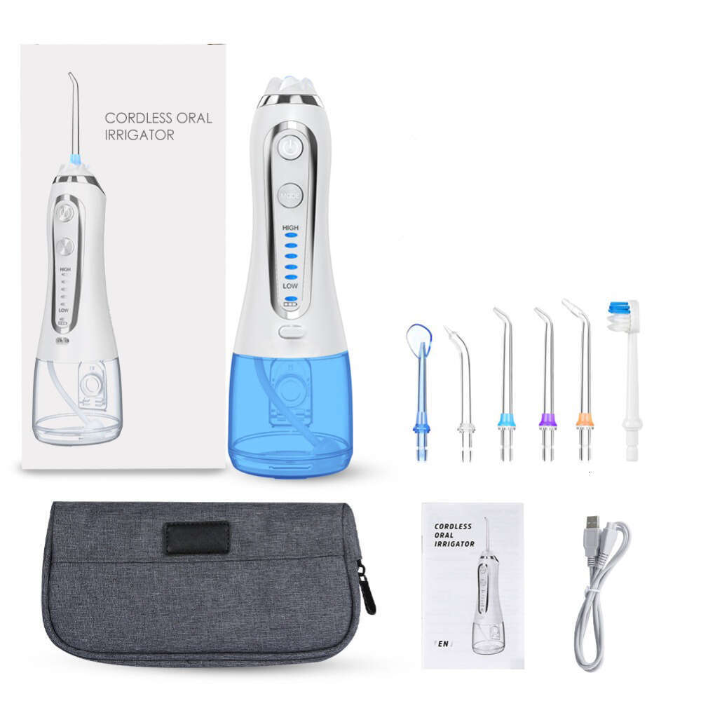 shanshi Portable Rechargeable Pick Teeth Cleaner 3 Modes Cordless Tooth Rotatable Usb Water sser