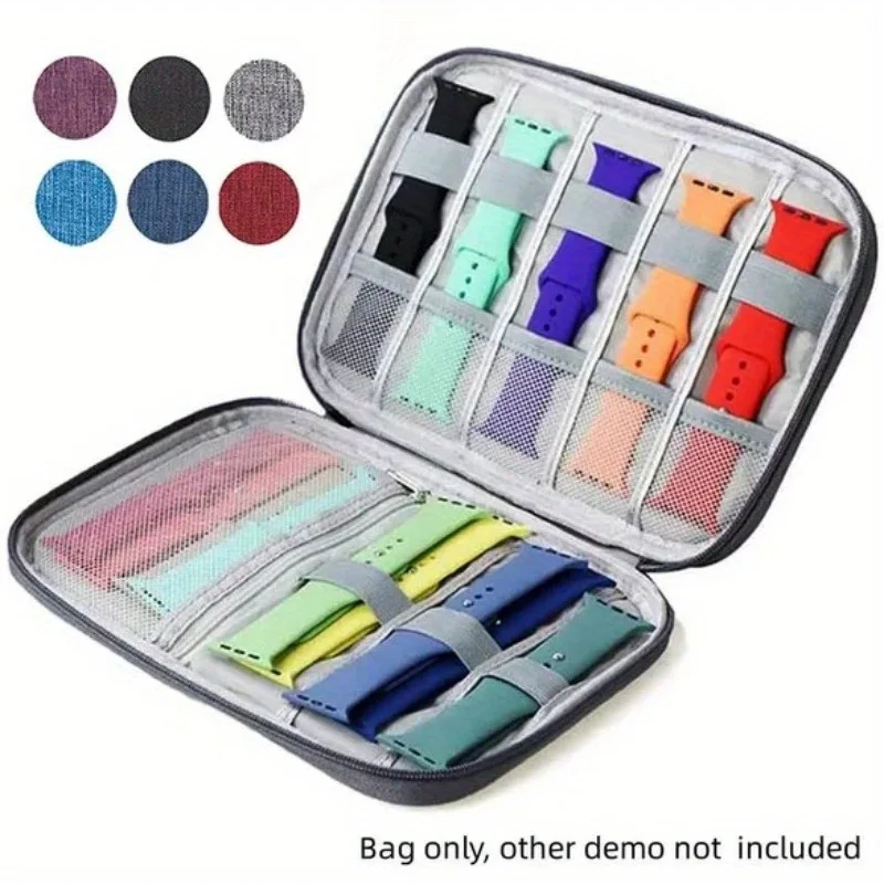Box Multifunctional Storage Watch Portable Travel, Watch Strap Storage Bag, Watch Strap Storage Box Bag, Ideal Choice For Gifts Smile Travel, ddmysmil