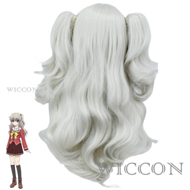 Charlotte Nao Anime Tomori Cosplay Costume Wig Loli Red School Uniform Halloween Stage Performance Carnival Party Role Play ddmysmile Suit Smile