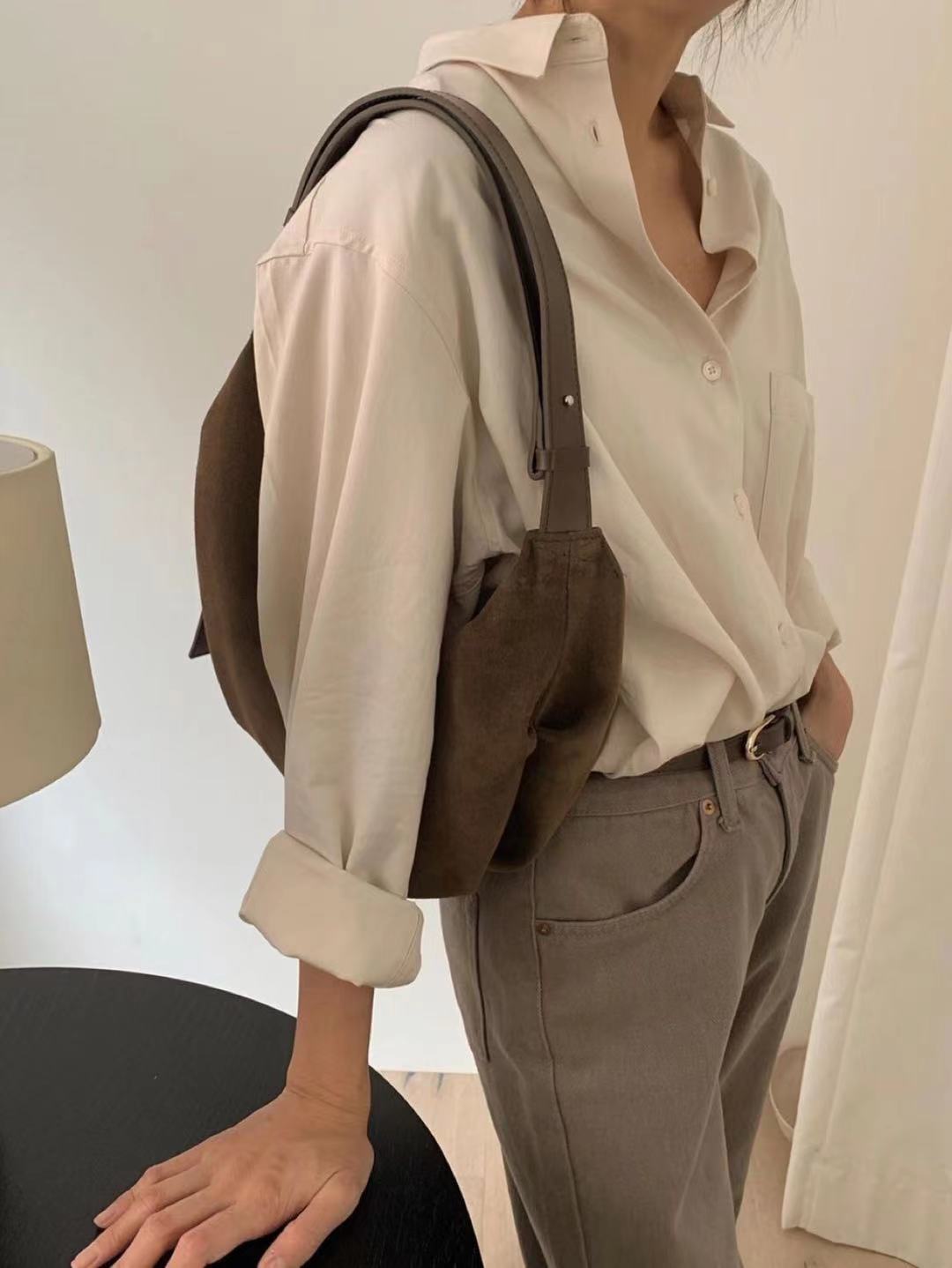 Underarm For Women's New Single Shoulder Crossbody Spring/Summer High Standard Real Nubuck Leather Dumpg Bag Patent Leather BagVoyage