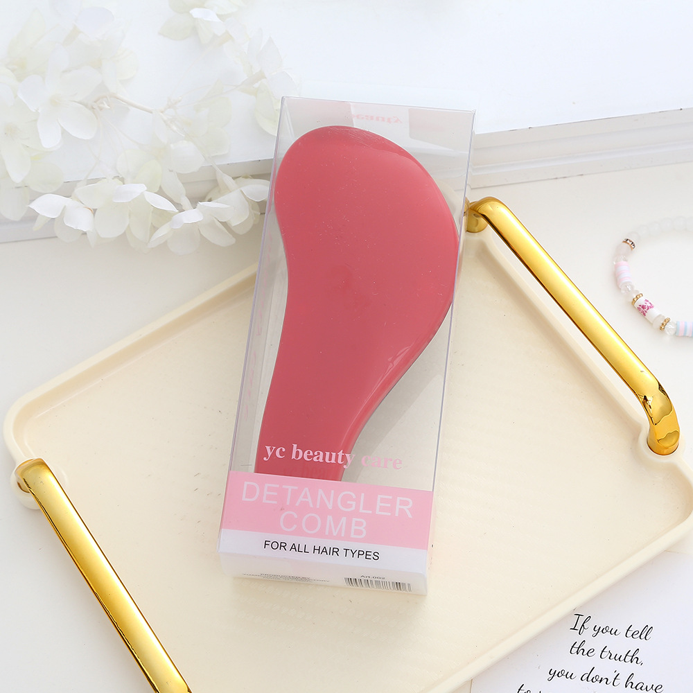 Portable Women's Stylish Hairbrush with Airbag Design - Prevents Knots and Enhances Shine